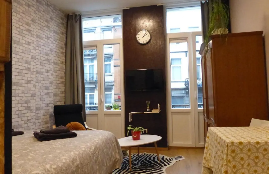 Superbe Studio au 1er étage, proche de la gare du Midi-1
