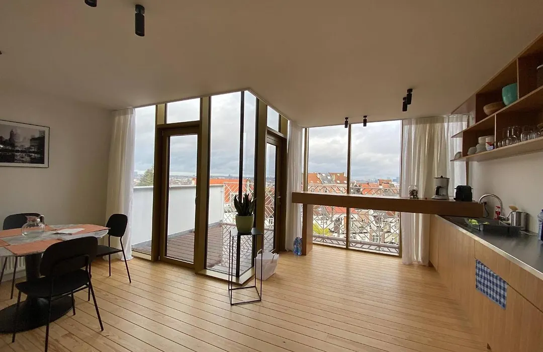 Top Floor New Duplex Stunning View In Trendy St Gilles-1