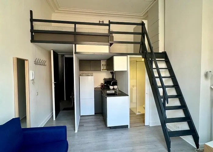 Studio avec chambre en mezzanine Bruxelles