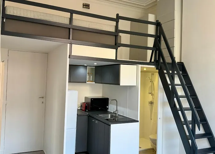 Studio avec chambre en mezzanine Bruxelles