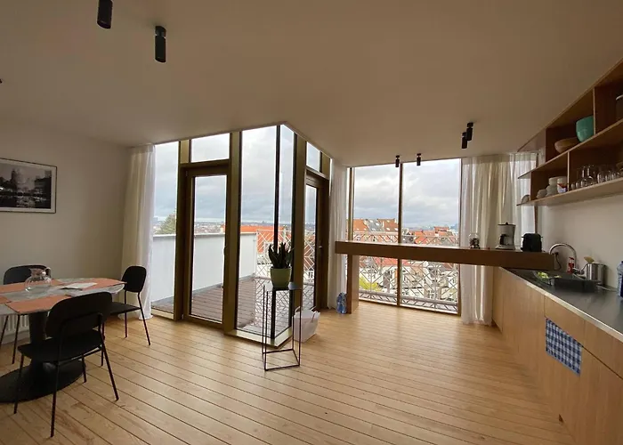 Top Floor New Duplex Stunning View In Trendy St Gilles Bruxelles